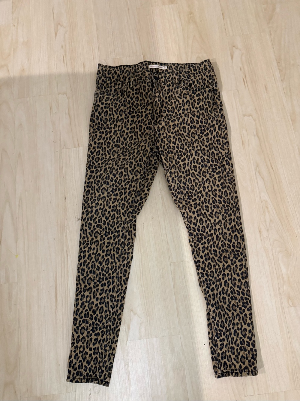 Levi's Leopard Print Jeans in Brown and Black